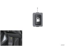 Przełącznik odblokowania wlewu (61_3144) dla BMW i i3 I01 i3 60Ah Rex Meg ECE