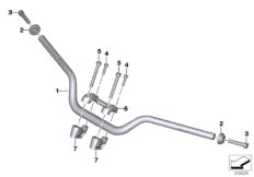 Kierownica (32_2189) dla BMW R nineT (0A06, 0A16) ECE