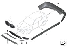 Doposażenie X-Line LCI 07/2012 (03_1828) dla BMW X1 E84 X1 20d SAV ECE