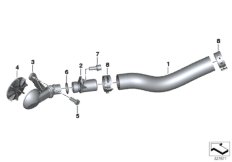Odpowietrzanie silnika (11_4206) dla BMW A73 (9X10) ECE