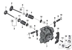 Sterowanie zaworów-wlot/wylot (11_4294) dla BMW R nineT Scrambler (0J31, 0J33) ECE