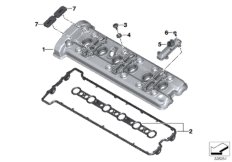 Uszczelki głowicy cylindrów i pokrywy (11_4669) dla BMW K 1600 Bagger (0F51, 0F53) USA