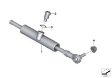 Amortyzator układu kierown. (32_2057) dla BMW K 1600 Bagger (0F51, 0F53) USA