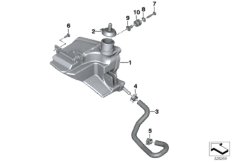 Zbiornik wyrównawczy (17_0590) dla BMW K 1600 Bagger (0F51, 0F53) ECE