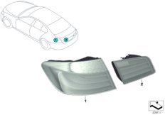 Zmiana tyln. świateł poz. po liftingu (03_0735) dla BMW 5' F10 Hybrid 5 Lim ECE