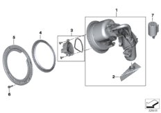 Pompa paliwowa/Filtr (16_0906) dla BMW R nineT (0A06, 0A16) ECE