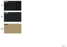 Strona z wzorem, kolor tapic. (01_1224) dla BMW 3' F30 328i Lim ECE