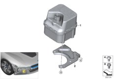 Vehicle Sound Generator (65_2508) dla BMW i i8 I12 LCI i8 Cou ECE