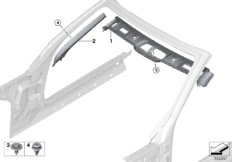 Osłony i obudowy wewnętrzne (51_9337) dla BMW 4' F33 LCI 430i Cab ECE