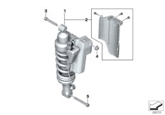 Kolumna McPhaersona ESA tylna (33_1740) dla BMW R 1200 GS Adve. 10 (0470,0480) ECE