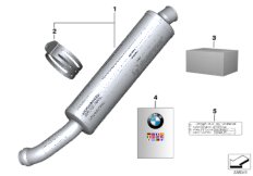 Tłumik sportowy (77_0071) dla BMW F 800 ST (0234,0244) USA