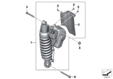 Kolumna McPhaersona ESA tylna (33_1750) dla BMW R 1200 GS Adve. 10 (0470,0480) ECE