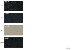 Strona z wzorem, kolor tapic. (01_1262) dla BMW 1' F21 116i 3-d ECE