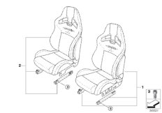 Fotel sportowy Recaro (03_0190) dla MINI R56 LCI Cooper D 2.0 3-drzwiowy ECE