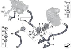 Układ chłodzenia-recyrkulacja spalin (11_5142) dla BMW 5' F10 520d Lim THA
