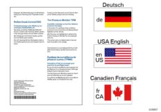 Wkładka dot. zmiany funkcjonowania RDC (01_1132) dla BMW 6' F12 650iX Cab USA
