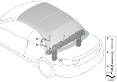 System zabezp. na wypadek dachowania (54_0475) dla BMW 4' F33 428iX Cab USA