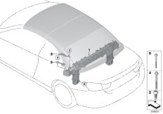 System zabezp. na wypadek dachowania (54_0475) dla BMW 4' F33 428i Cab USA