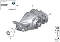 Przekładnia tylnej osi / mocowanie (33_1767) dla BMW X5 F15 X5 40dX SAV ECE