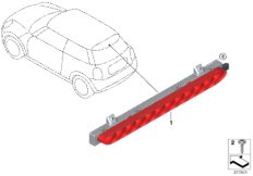 Trzecie światło stop (63_1559) dla MINI Cabrio F57 One Cabrio ECE