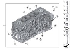 Blok silnika (11_5308) dla BMW X5 F15 X5 40dX SAV ECE