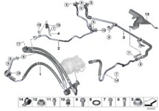 Przewody oleju/Adaptive Drive (32_2274) dla BMW X6 F16 X6 50iX 4.0 SAC ECE