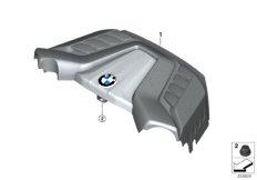 Osłona dźwiękoszczelna (13_1554) dla BMW X5 F15 X5 50iX 4.0 SAV ECE