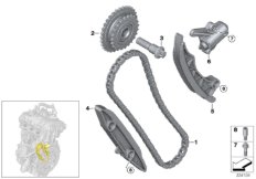 Mechanizm ster.-łańcuch sterujący dolny (11_5581) dla MINI Cabrio F57 Cooper Cabrio ECE