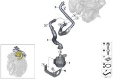 Układ chłodzenia-turbosprężarka (11_5356) dla BMW i i8 I12 i8 Cou USA