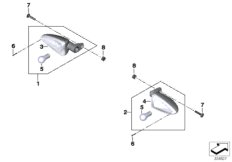 Lampy kierunkowskazów z tyłu (63_1570) dla BMW S 1000 RR 15 (0D90) BRA