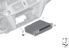 Headunit Basic Media (65_2560) dla BMW X3 F25 X3 18d SAV ECE