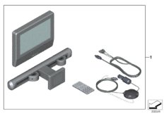 System DVD Tablet Single (03_1230) dla MINI Cabrio F57 Cooper Cabrio ECE