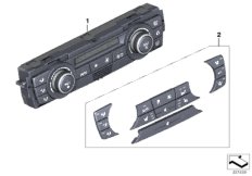 Panel obsługi automatycznej klimatyzacji (64_1724) dla BMW X1 E84 X1 20dX SAV RUS