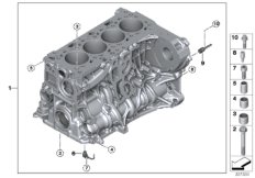 Blok silnika (11_5447) dla BMW X5 F15 X5 25d SAV ECE
