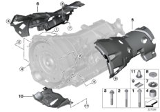 Skrzynia bieg., mocowanie/Elementy dod. (24_1394) dla BMW X5 F15 X5 25d SAV THA