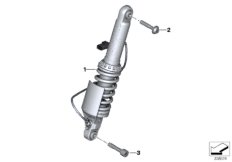 Kolumna amortyzatora ESA przednia (31_1109) dla BMW R 1250 RT 19 (0J61, 0J63) USA