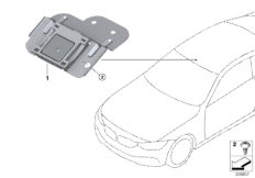 Elementy pojedyncze anten GPS/TV (65_2581) dla BMW 4' F33 440i Cab ECE