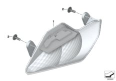 Lampy kierunkowskazów z przodu (63_1597) dla BMW R 1200 RT (0A03, 0A13) ECE