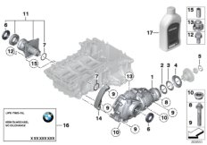 Przekł.przedn.osi poj.części nap.4 koła (31_0955) dla BMW 5' F10 LCI 525dX Lim ECE