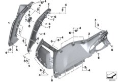 Obudowa, cz.boczna gruntowana przednia (46_2226) dla BMW C evolution (0C23) USA