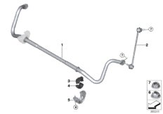 Stabilizator przedni (31_1125) dla BMW 2' F87 M2 M2 Cou ECE