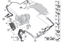 Układ chłodz. turbosprężarki / pow. doł. (11_5535) dla BMW X5 F15 X5 M50dX SAV ECE