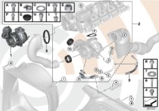 Turbosprężarka i kpl. mont. Value Line (11_5287) dla BMW 3' E46 320Cd Cou ECE
