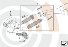 Zestaw naprawczy rurki elastycznej (18_1029) dla BMW 5' E39 525d Lim ECE