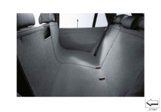 Pokrowiec siedzenia tylnego (03_1173) dla BMW 4' F36 Gran Coupé 420d Gra ECE