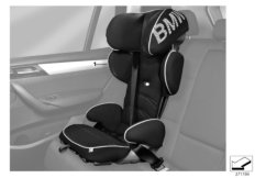 BMW Junior Seat 2/3 (03_3013) dla BMW 3' F34 GT 320d Gra ECE