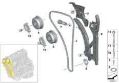 Mechanizm ster.-łańcuch sterujący (11_5626) dla BMW 3' F80 M3 M3 Lim USA