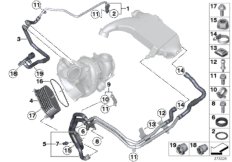 Układ chłodz. turbosprężarki / pow. doł. (11_5113) dla BMW X6 E71 X6 M50dX SAC ECE