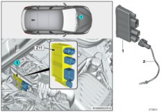Zintegrowany moduł zasilania Z11 (61_5659) dla BMW 2' F46 Gran Tourer 220i Gra ECE