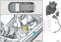 Zintegrowany moduł zasilania Z11 (61_3859) dla BMW X4 F26 X4 28iX SAC RUS